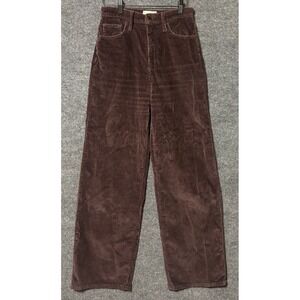 Universal Thread High Rise Wide Leg Corduroy Pants Brown Women's Size 2R
